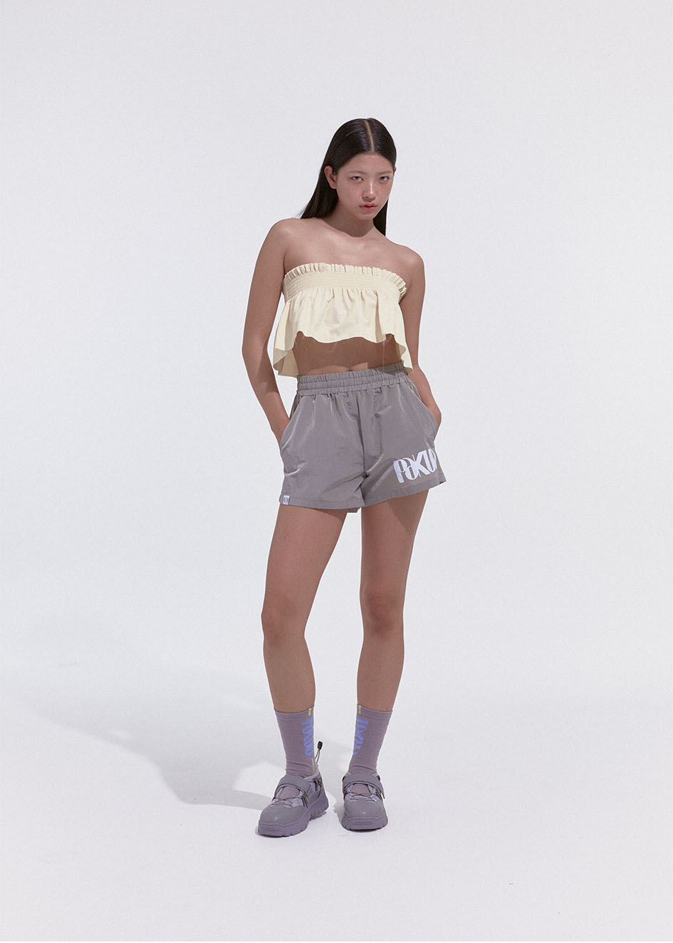 韓国人気ファッション[PAKUA] PAKUA SPORTS SHORTS PAKUA SPORTS SHORTS_PINK - PAKUA