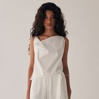 Cowl Sleeveless [ White ]