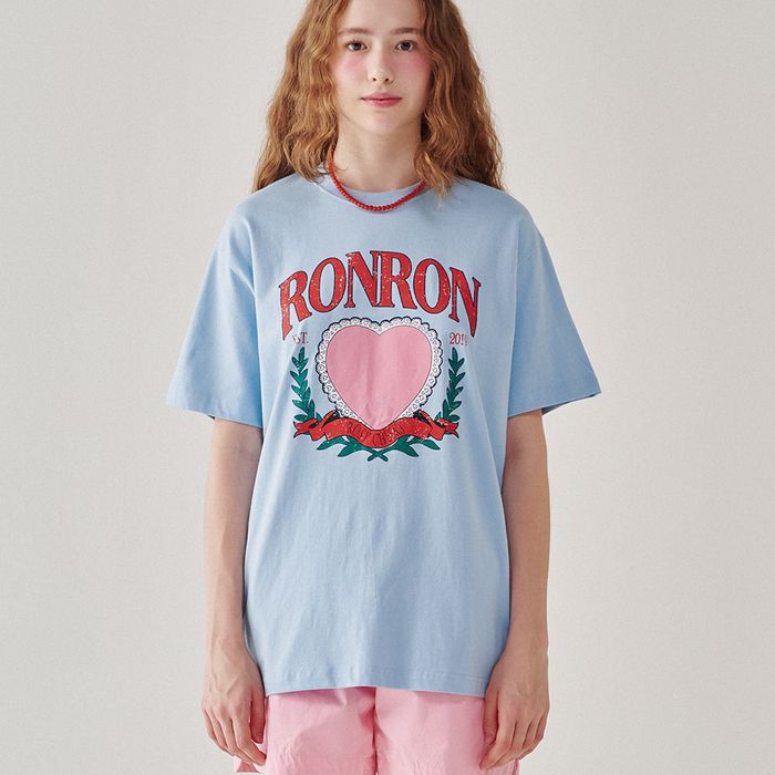 [RONRON] RONRON HEART LAUREL スエットシャツ★新作・24AW★ 