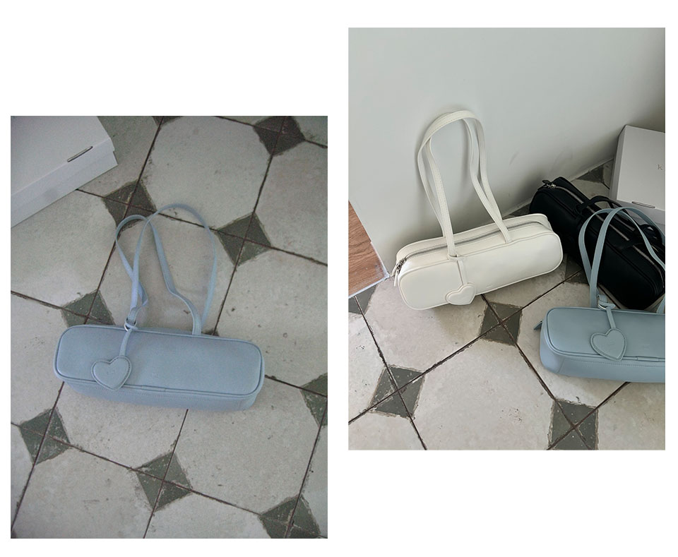 heart bowling bag (white) - 감도 깊은 취향 셀렉트샵 29CM