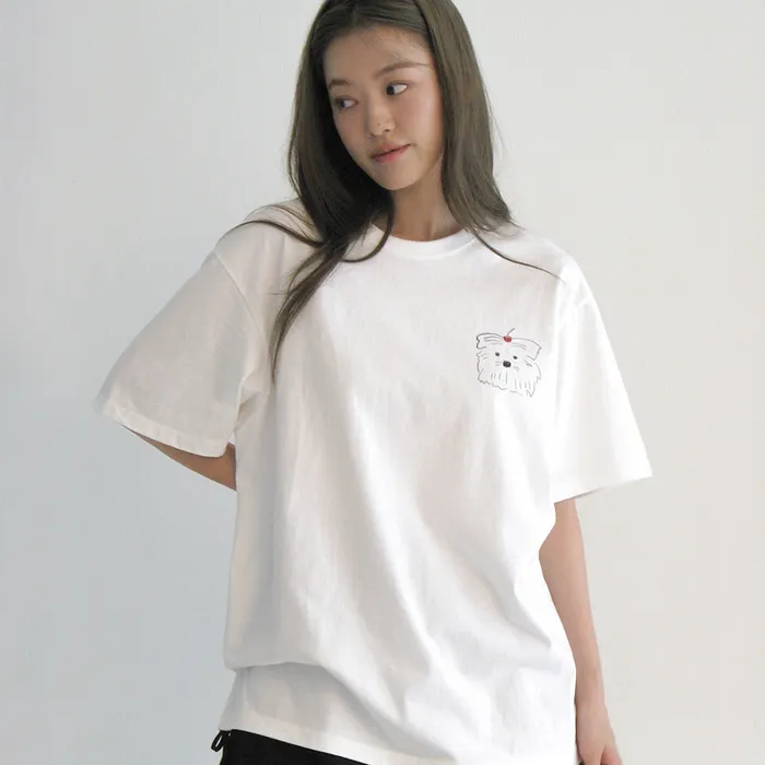 韓国人気 [SOMEWHERE BUTTER] BUTTEREE SKETCH OVER-FIT TOP SOMEWHERE BUTTER.