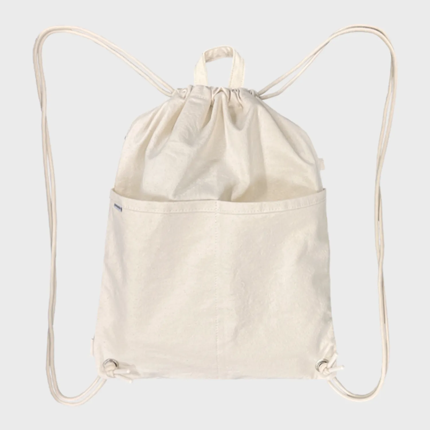 All White String Back Pack [ White ] - 감도 깊은 취향 셀렉트