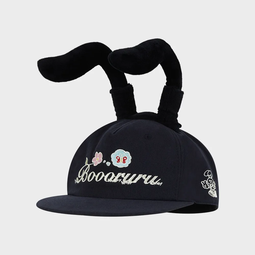 RABBIT EMBROIDERY CAP (BLACK) - 감도 깊은 취향 셀렉트샵 29CM