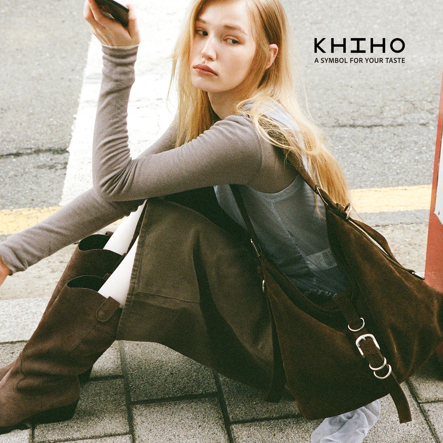 브라운 29CM 단독] DIDI BELTED BIG BAG(2-WAY) / 2 COLORS
