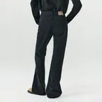 [20차][기장선택] Relaxed Boots Cut Denim - Black