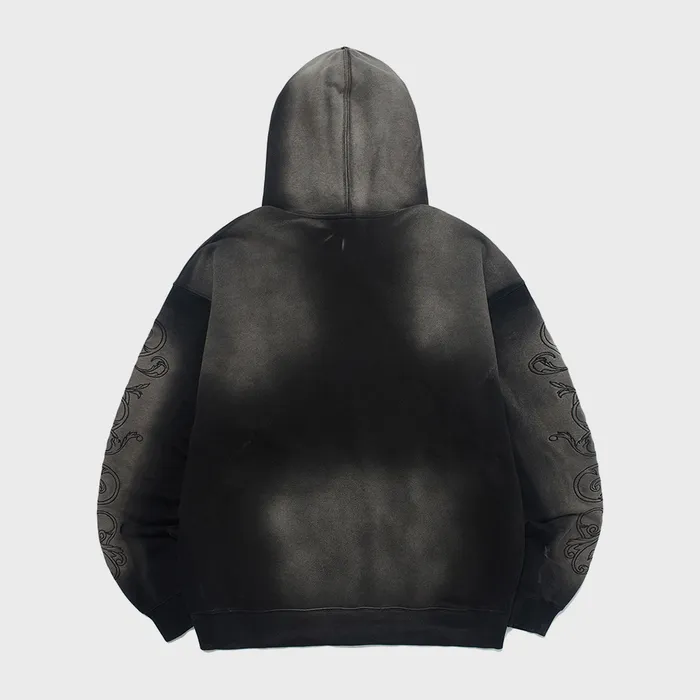 ART NOUVEAU ZIPUP HOODIE (BLACK) - 감도 깊은 취향 셀렉트샵 29CM