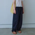 주름 스트링팬츠 (네이비)