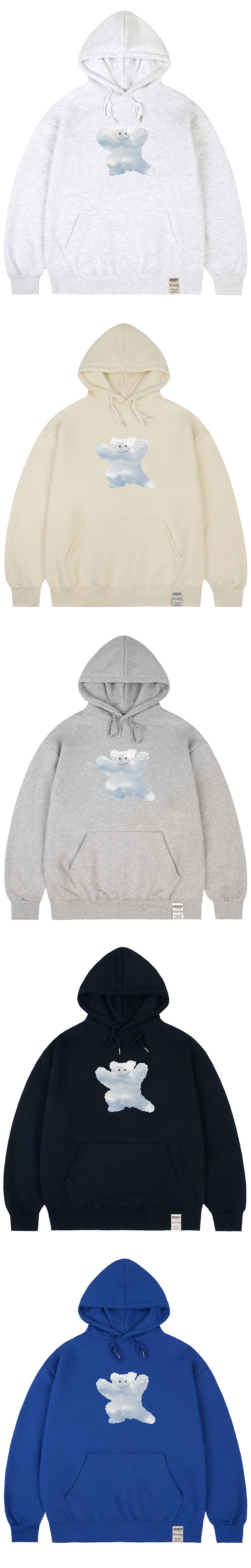 MUSINSA | GRAVER [UNISEX] Big Cloud Bear Smile