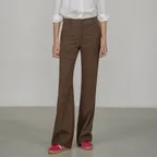 [29CM 단독] SIPT7128 미니멀 로우라이즈 부츠컷 슬랙스_Brown