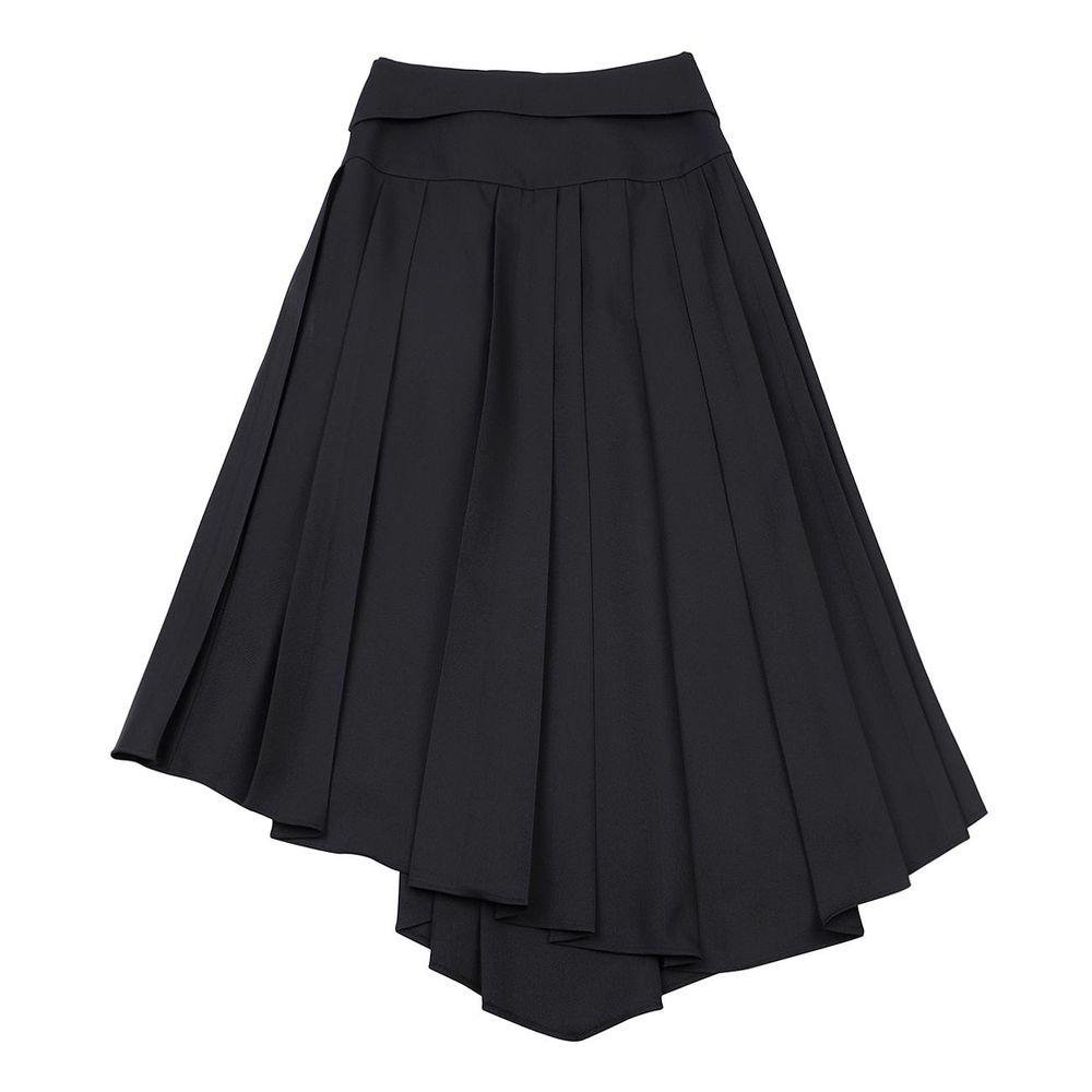 TECH BELT PLEATED SKIRT BLACK NO C