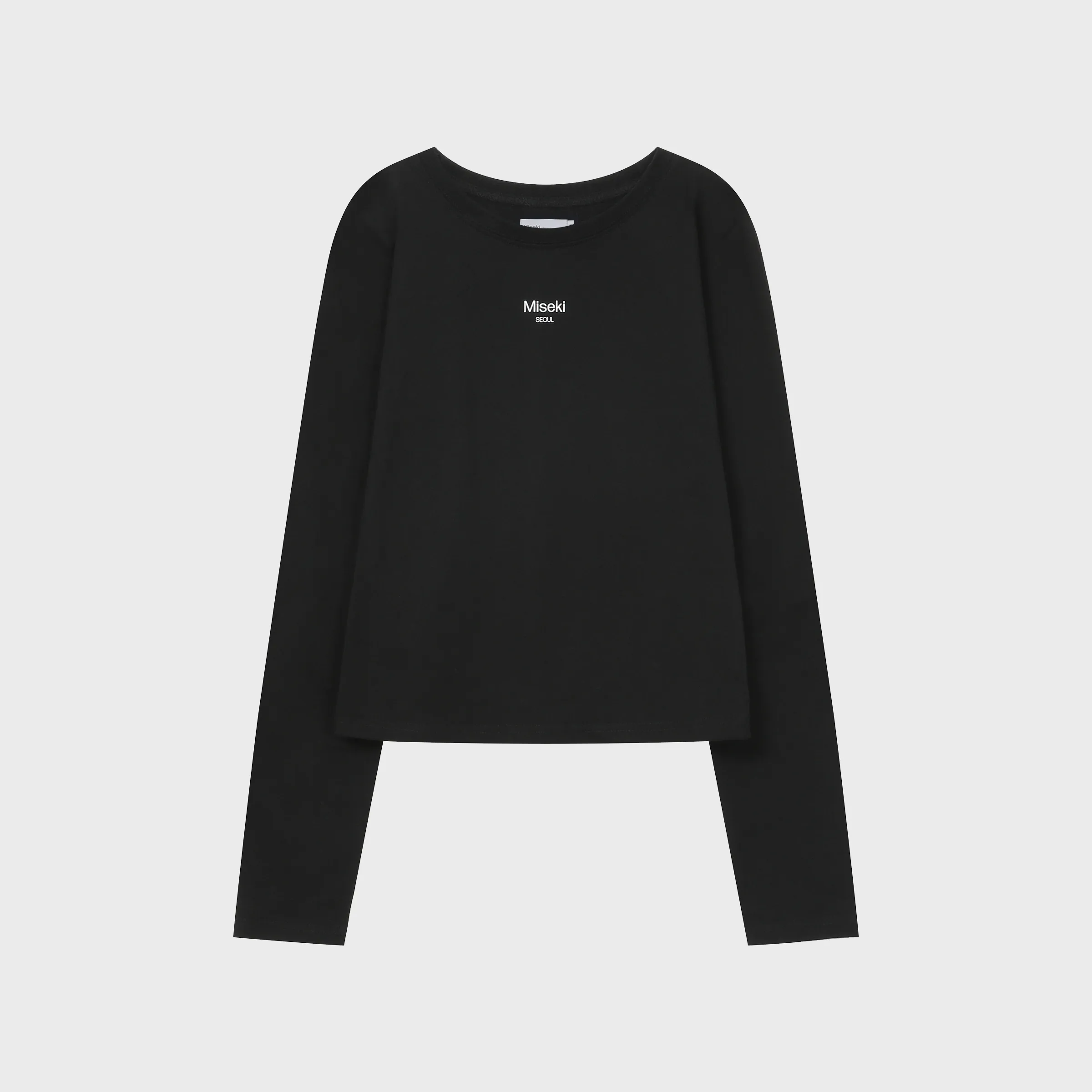 Tシャツ・カットソー YUSE Y SYMBOL GOLGI SLIM LONG SLEEVE T-SHIRT 4BMM008 유즈]Y SYMBOL GOLGI SLIM LONG SLEEVE T-SHIRT - BLACK