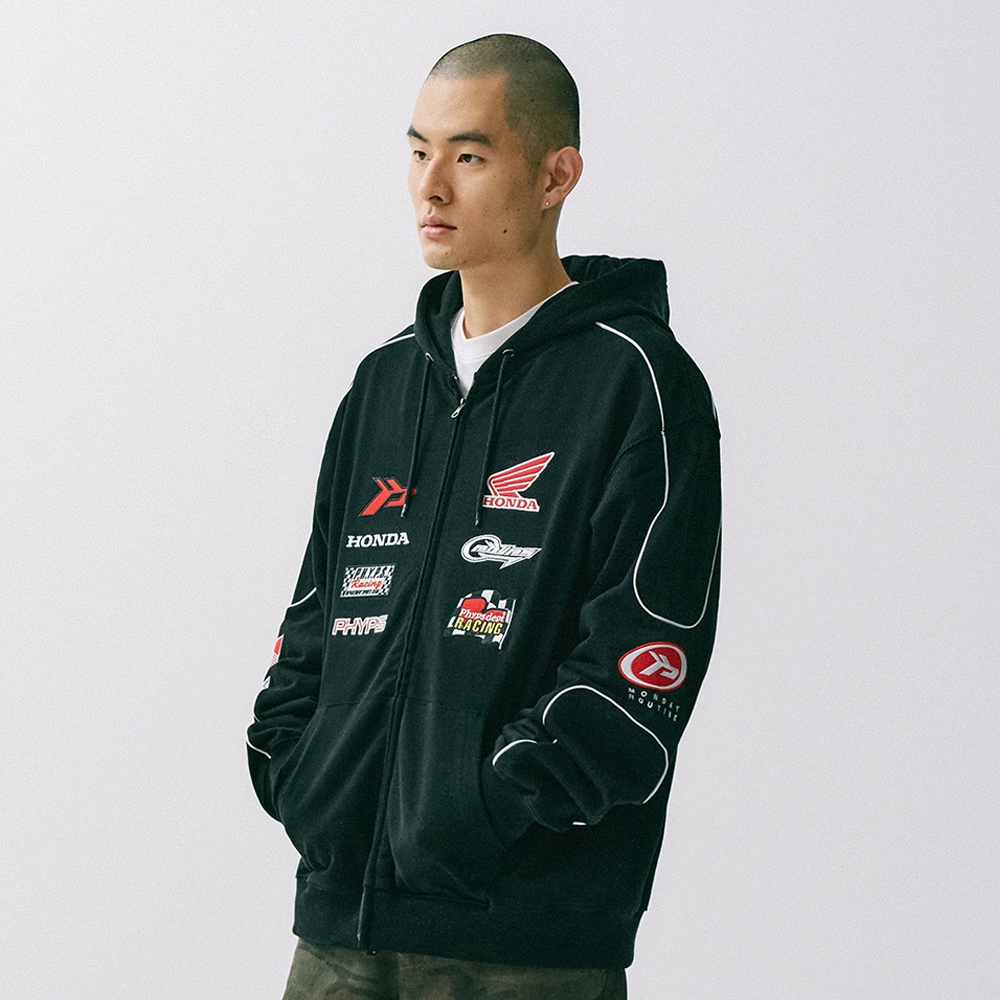 Honda zip up hoodie on sale