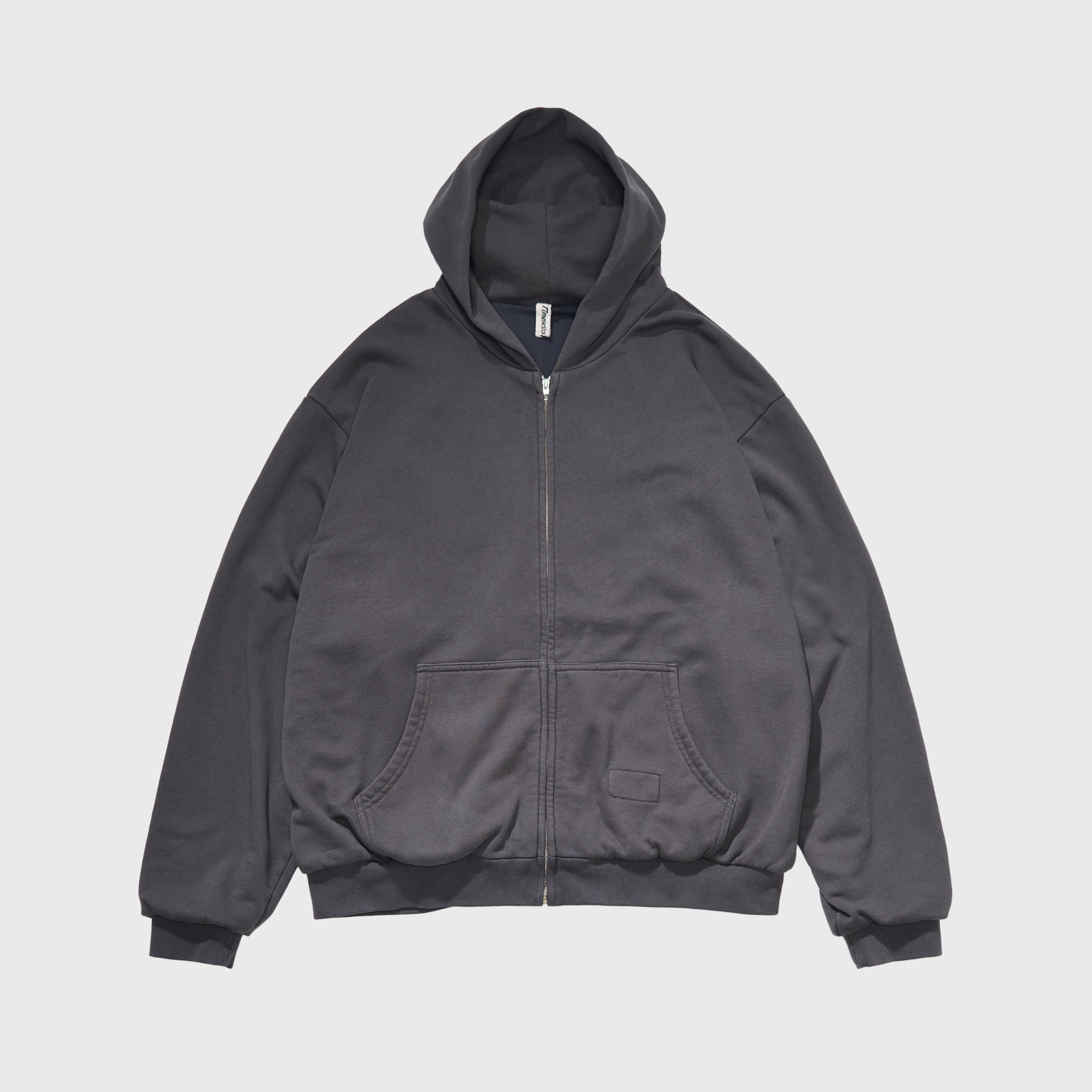 ■YESEYESEE■ YES Painted Zipup Hoodie Dark Grey YS243TSWHZ0 YESEYESEE パーカー Y.E.S Painted zip up Hoodie メンズ