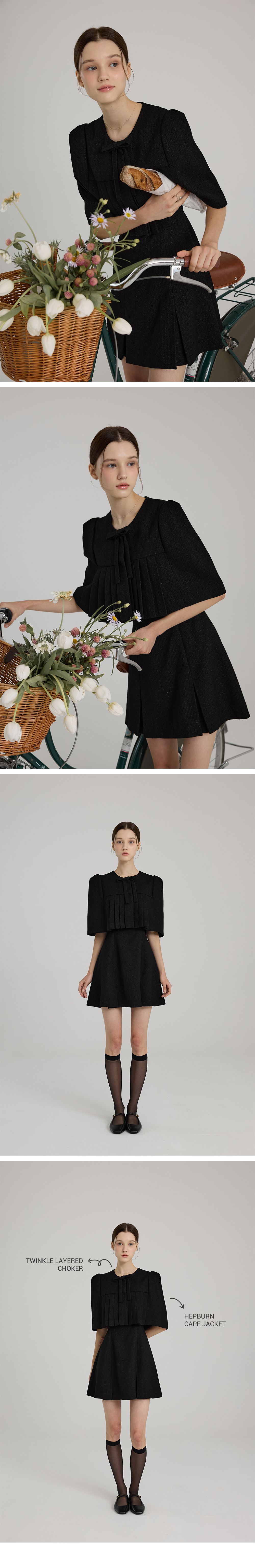 ワンピース FLOWOOM Tweed Petit Ribbon Dress Tweed Petit Ribbon Dress - 감도 깊은 취향 셀렉트샵 29CM