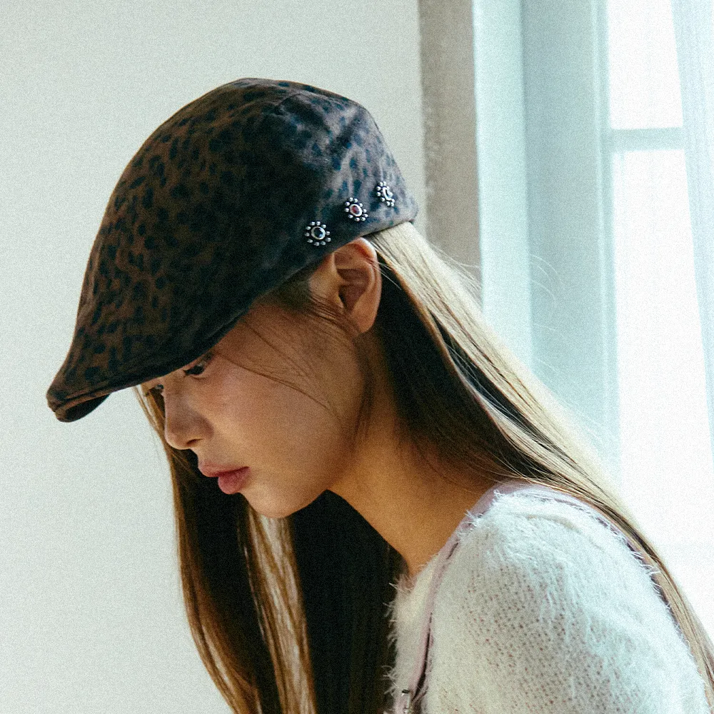 ★SCULPTOR★ Boho Stud Hunting Cap Dusty Pink SC25S618PK Boho Stud Hunting Cap Dusty Pink - 감도 깊은 취향 셀렉트샵 29CM