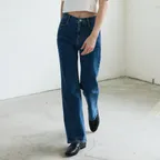 [11th] Back Line Flare Denim (Blue) (롱기장 옵션추가)