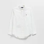 커스텀핏 스트레치 옥스포드 셔츠 (WHITE)