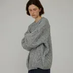 [8th] Noa wool knit pullover_grey