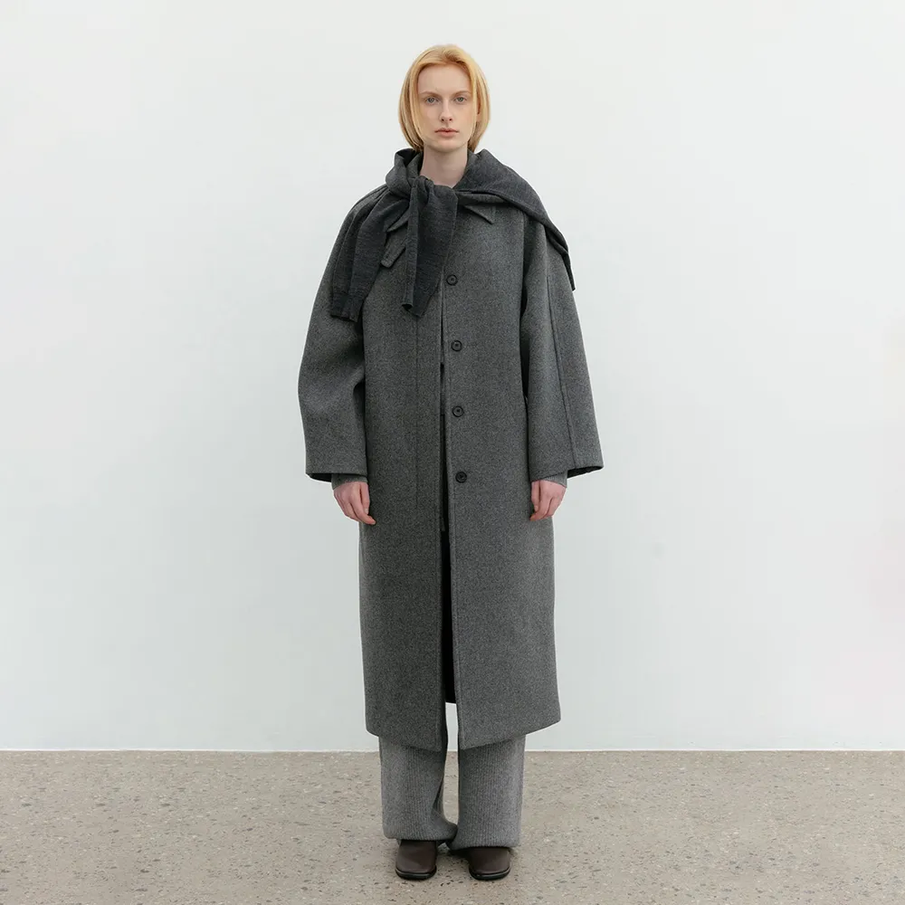[29CM 단독] Raglan Wool Long Coat (Gray) - 감도 깊은 취향 셀렉트샵 29CM