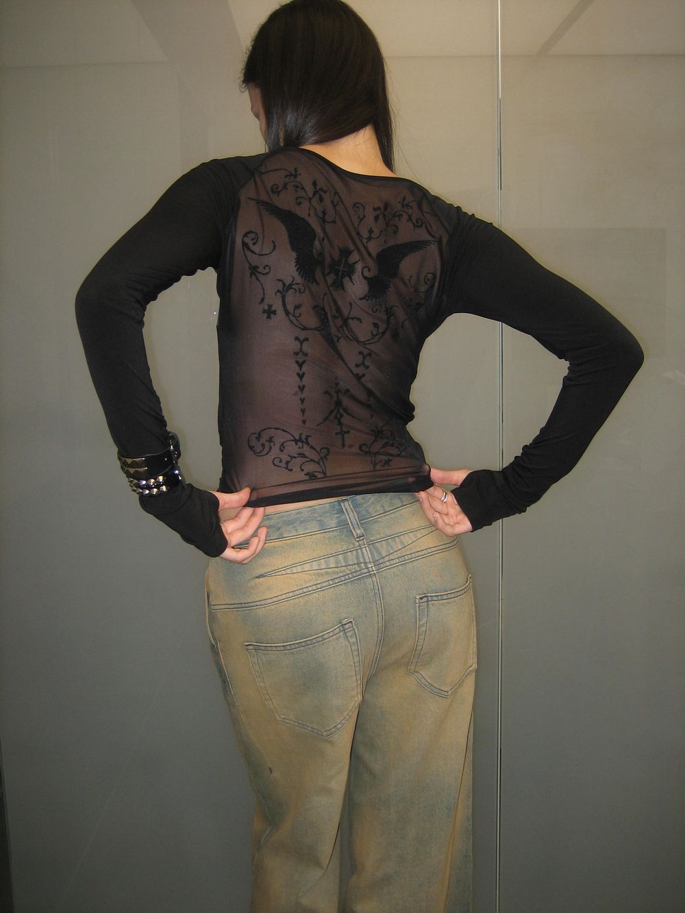 Tシャツ・カットソー 2000ARCHIVES FAIRY BACK MESH TOP 4BNY365 2000ARCHIVES FAIRY BACK MESH TOP 4BNY365 Tシャツ・カットソー