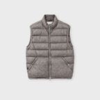 Down Vest, Olive Grey