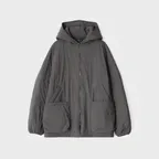 Moscow Water Repellent Padding Hoodie Jacket Charcoal