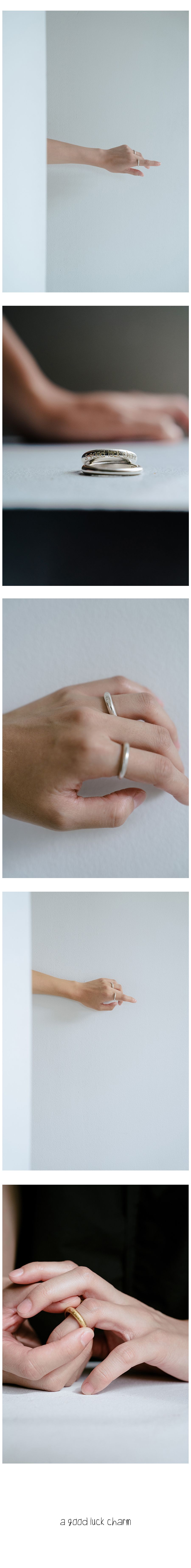 [silver925] Childish letter ring (silver) - 감도 깊은 취향 셀렉트샵 29CM