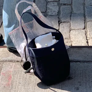 トートバッグ demeriel Bonnie Canvas Bag SmallDenim Demeriel] Bonnie Canvas Bag Small Denim - 감도 깊은 취향