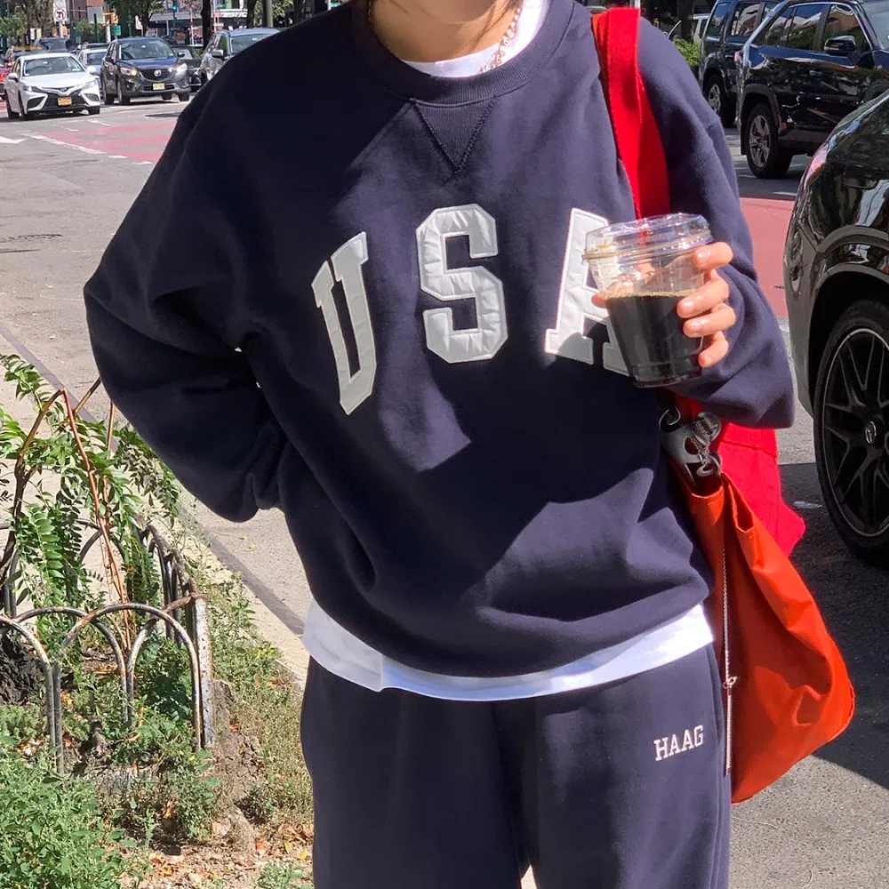 SP GARMENT DYING LEAGUE CREWNECK-BLUE - 감도 깊은 취향
