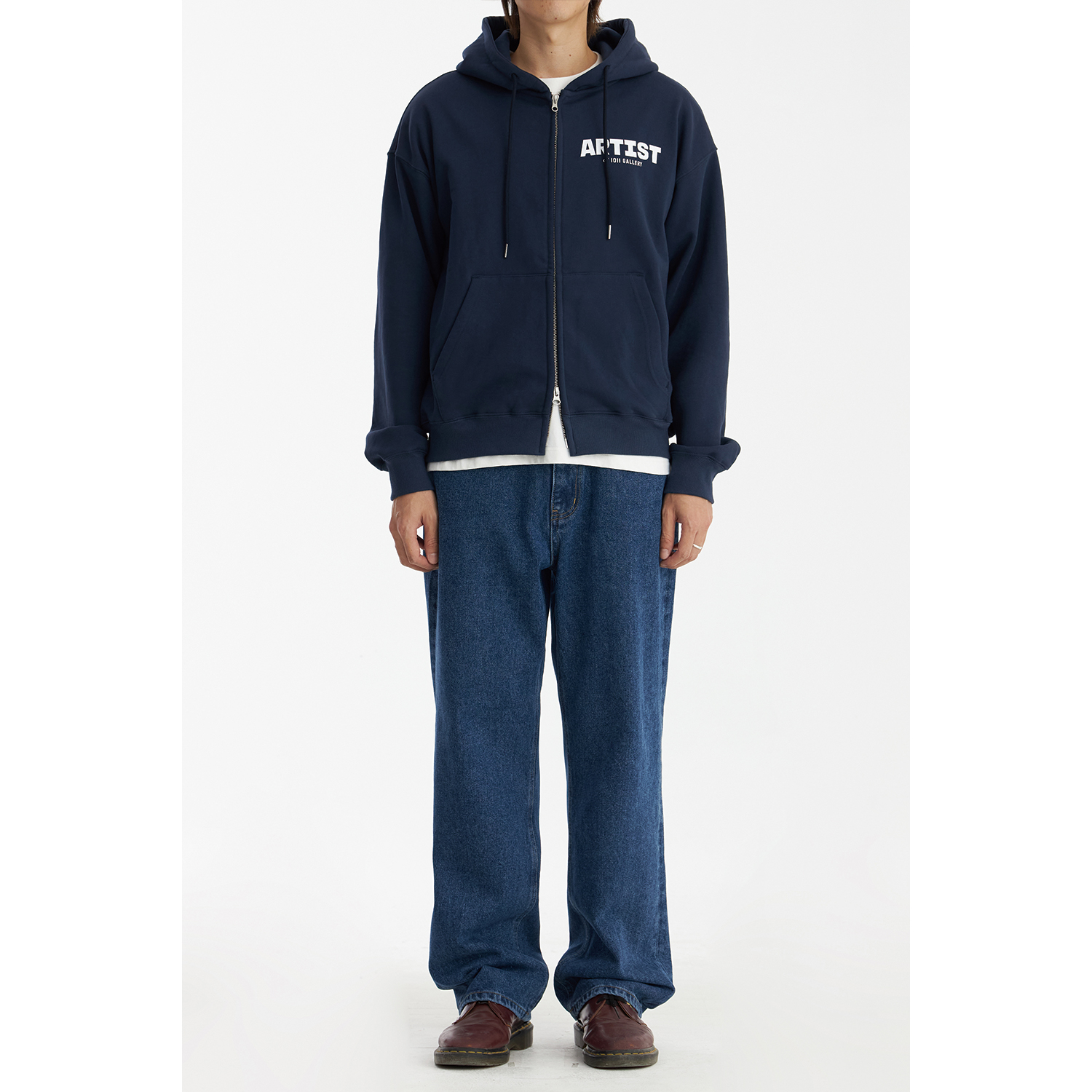 【1011 Gallery】Artist Hoodie Zip-Up Artist Hoodie Zip-Up - Navy - 감도 깊은 취향 셀렉트샵 29CM