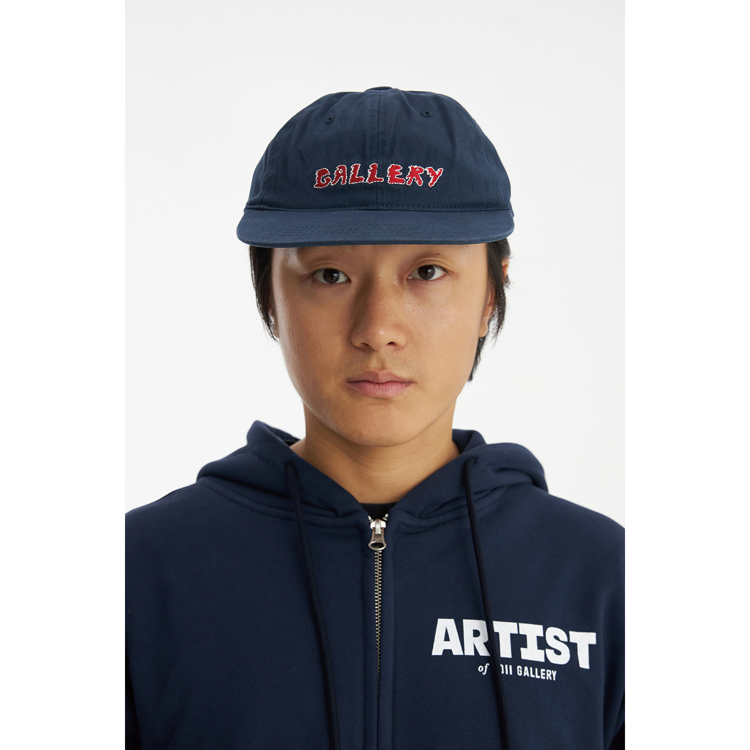 ★1011 GALLERY★ Flying Gallery Logo Cap Navy Flying Gallery Logo Cap - Navy - 감도 깊은 취향 셀렉트샵 29CM