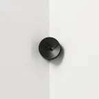 모서리 시계 - 블랙