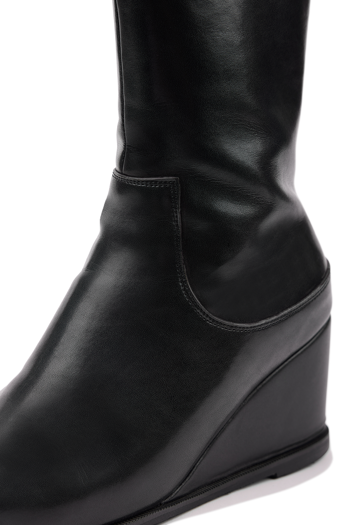ショートブーツ・ブーティ DEINET SQUARE BOLD MIDDLE BOOTS IN BLACK SQUARE BOLD MIDDLE BOOTS IN BLACK - 감도 깊은 취향 셀렉트샵 29CM