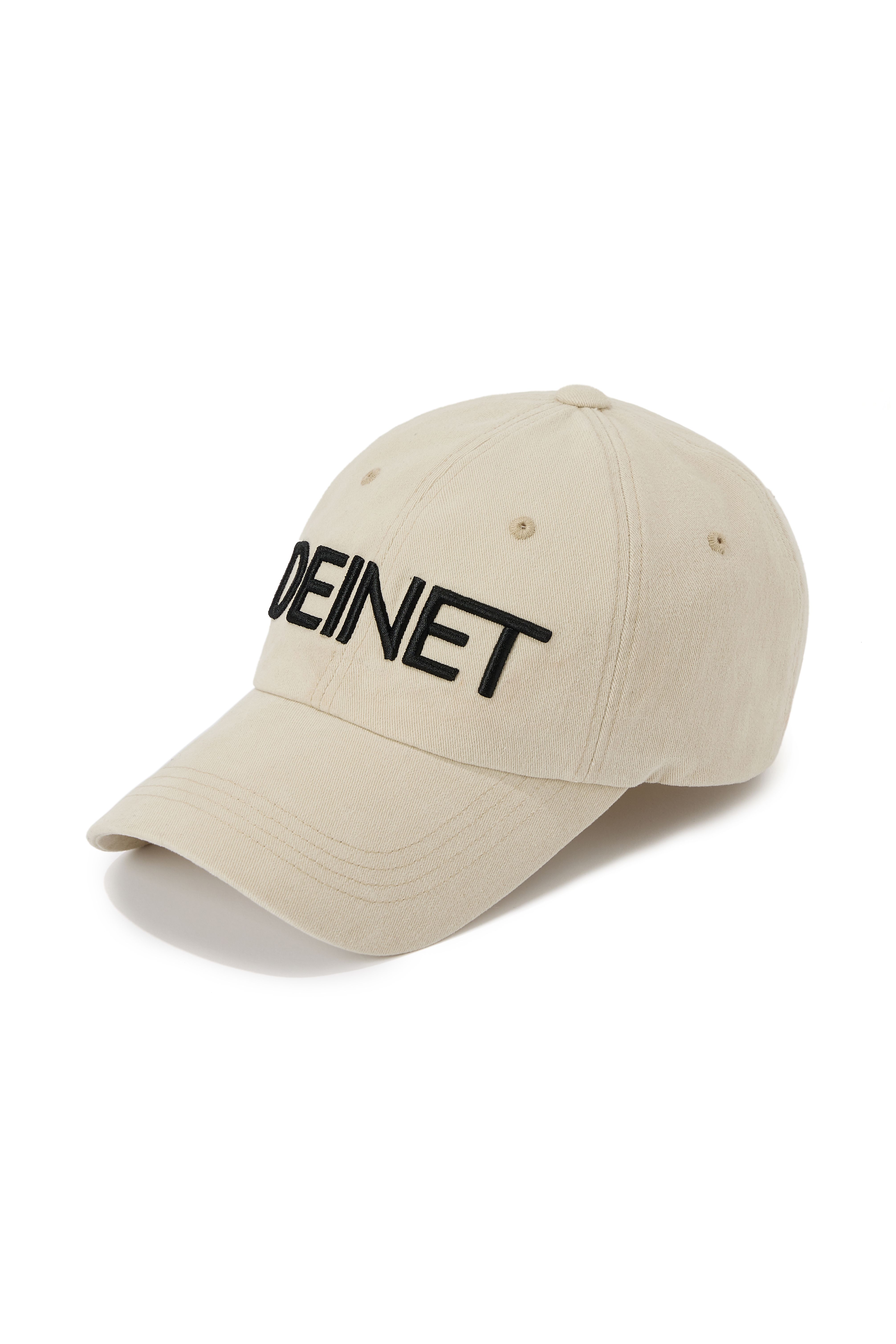 DEINET LOGO CAP IN BEIGE - 감도 깊은 취향 셀렉트샵 29CM