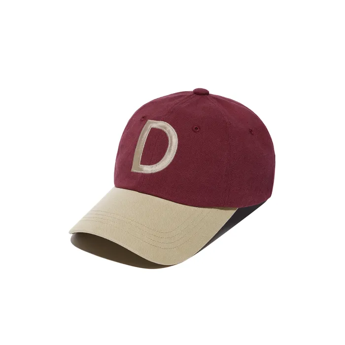 [DEINET] D COLOR BLOCK CAP /追跡付 D COLOR BLOCK CAP IN BURGUNDY - 감도 깊은 취향 셀렉트샵 29CM