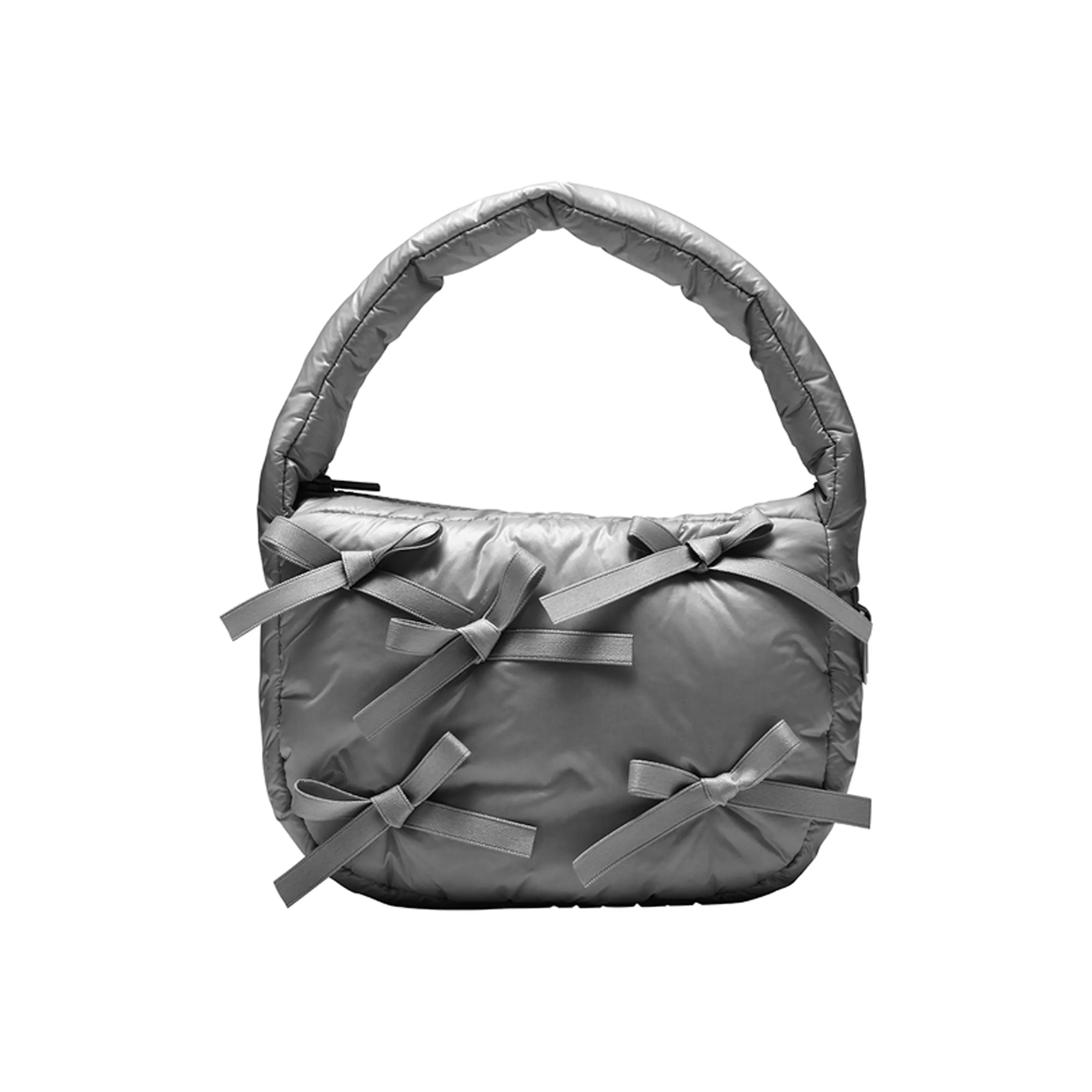 ★NlCK&NlCOLE★ NICOLE HOBO PADDING BAG_SILVER NICOLE HOBO PADDING BAG_SILVER - 감도 깊은 취향 셀렉트샵 29CM