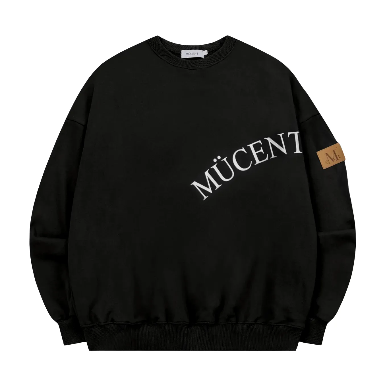 スウェット・トレーナー WOOALONG Signature balloon over sweatshirt BLACK Signature balloon over sweatshirt - BLACK - 감도 깊은 취향