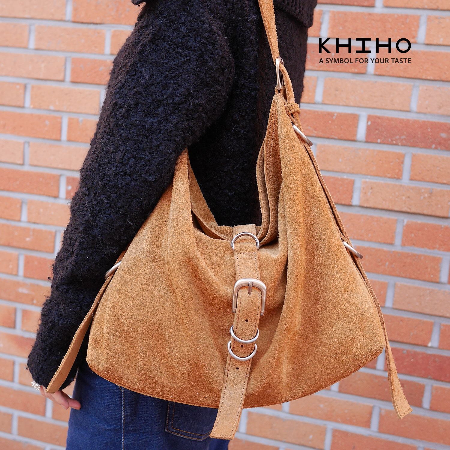 DIDI BELTED BIG BAG(2-WAY) / CAMEL - 감도 깊은 취향 셀렉트샵