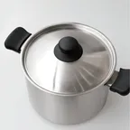 소리야나기 통3중 인덕션 스텐 무광 양수냄비 22cm (깊은형)
