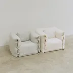 Doona Sofa (Stripe, Ivory)