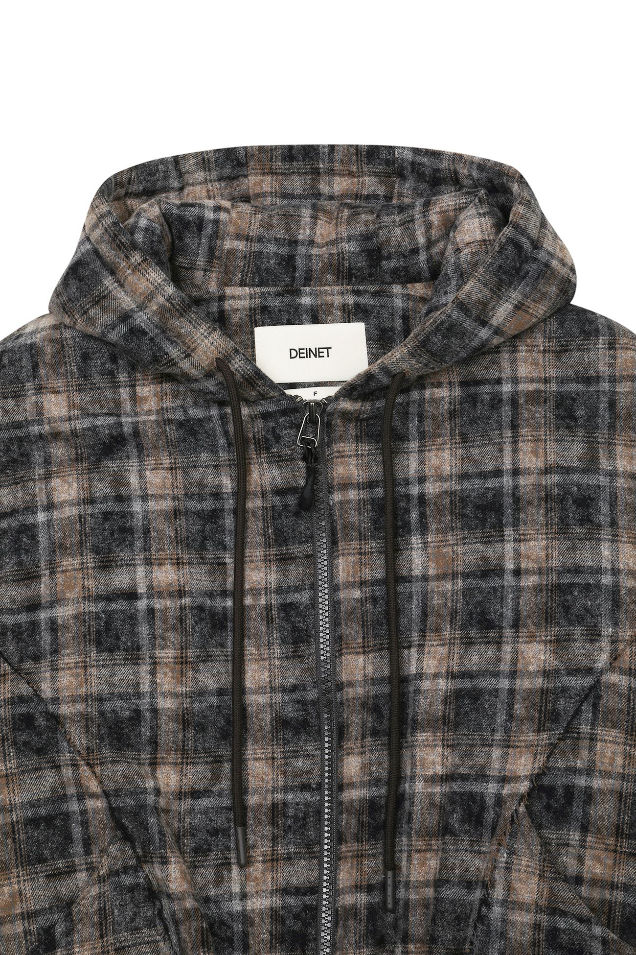 ◆DEINET◆ DEINET CHECK PADDING JACKET IN BROWN KDTKD4WB511 DEINET CHECK PADDING JACKET IN BROWN - 감도 깊은 취향 셀렉트