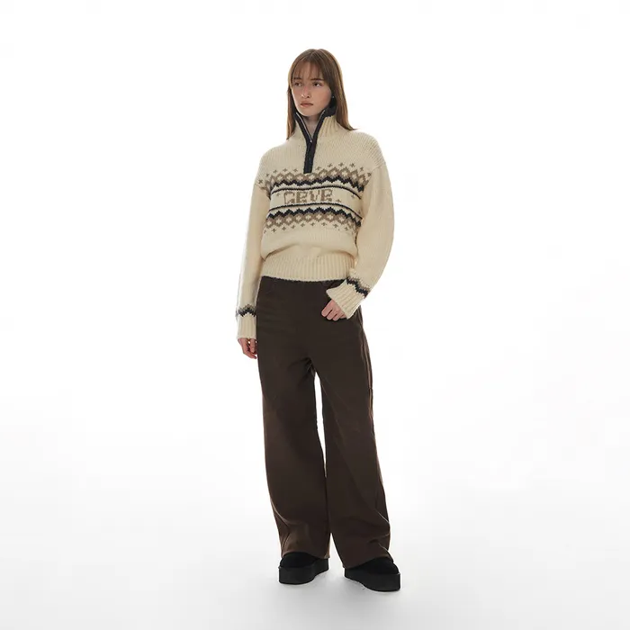 GRVR NORDIC HALF ZIP-UP KNIT (3COLOR) - 감도 깊은 취향 셀렉트샵 29CM