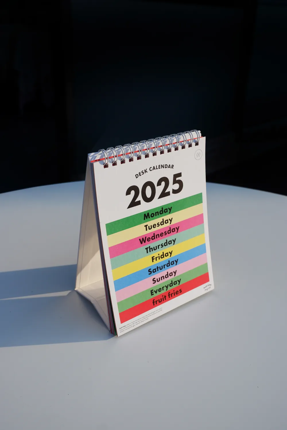 2025 Desk Calendar, Fruit Fries