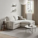 까사미아 캄포[미니] 3인소파 스툴 [포함]