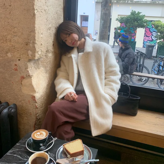 Hairy Wool Half Coat - Ivory - 감도 깊은 취향 셀렉트샵 29CM