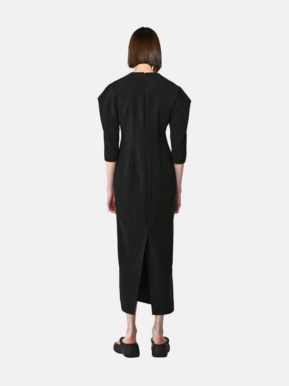 EKHON DEPAYSEMENT DRESS NIGHT BLACK