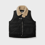 B6 DUCK DOWN MIL VEST black