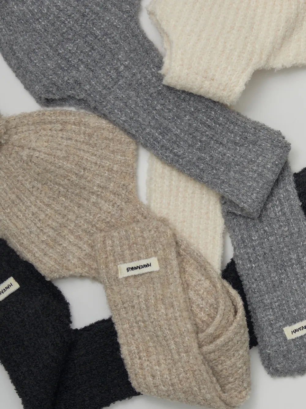 knit bell muffler hat (BEIGE) - 감도 깊은 취향 셀렉트샵 29CM