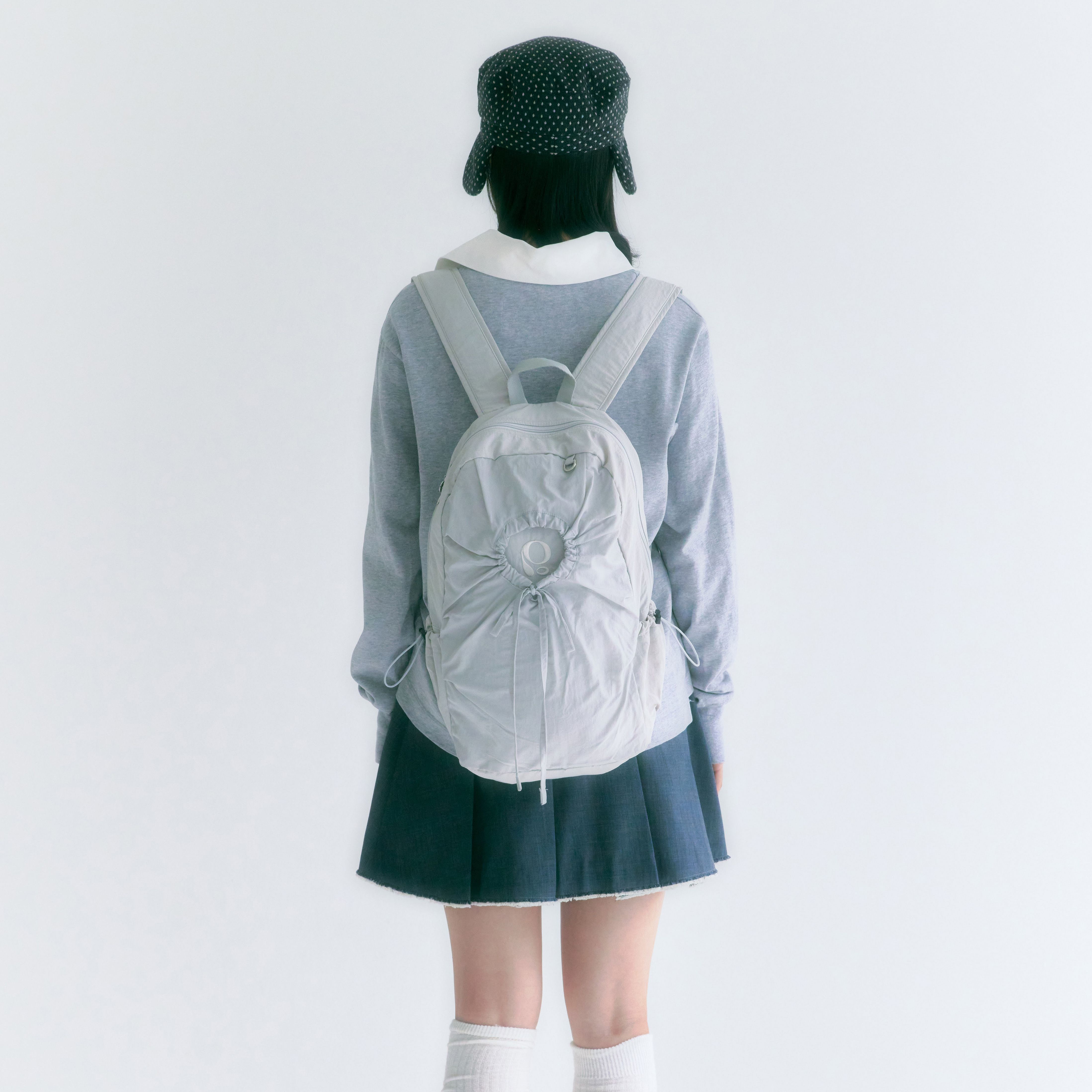 hole string PO backpack (light gray) - 감도 깊은 취향 셀렉트