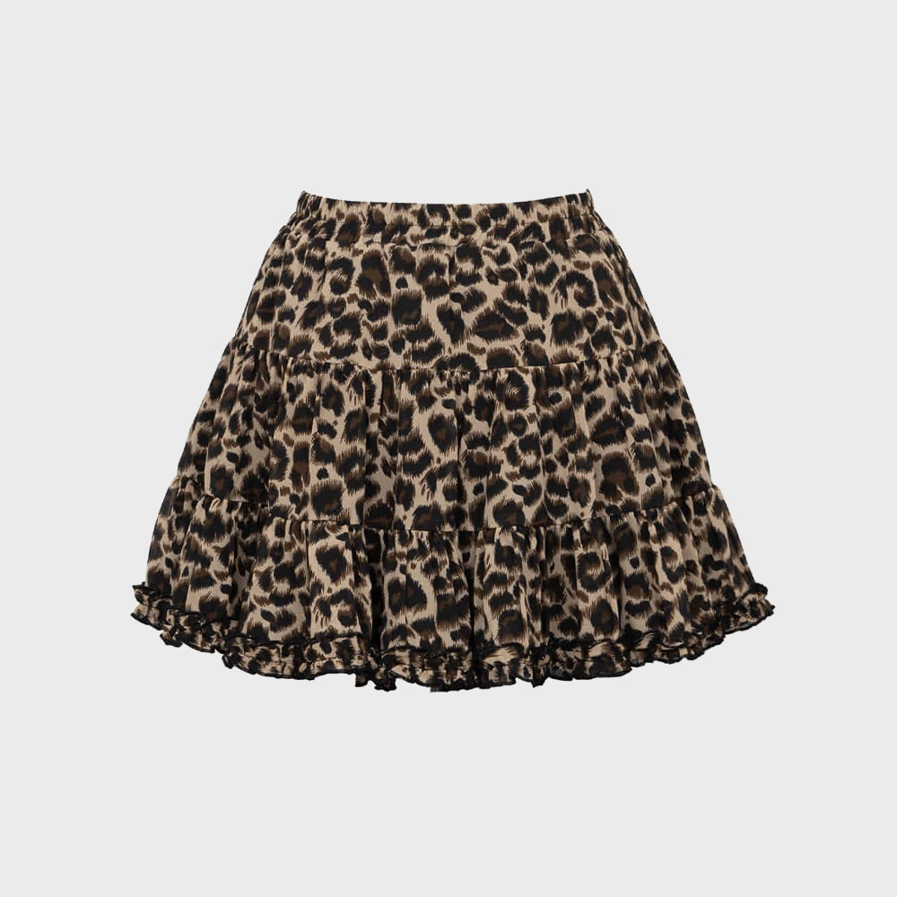 ◆RONRON◆ RIBBON SCOTCH LAYERED KNIT LAP SKIRT BLACK RIBBON SCOTCH LAYERED KNIT LAP SKIRT BLACK - RONRON 론론